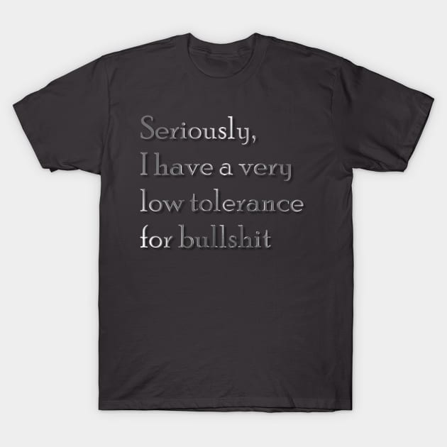 No tolerance T-Shirt by djmrice